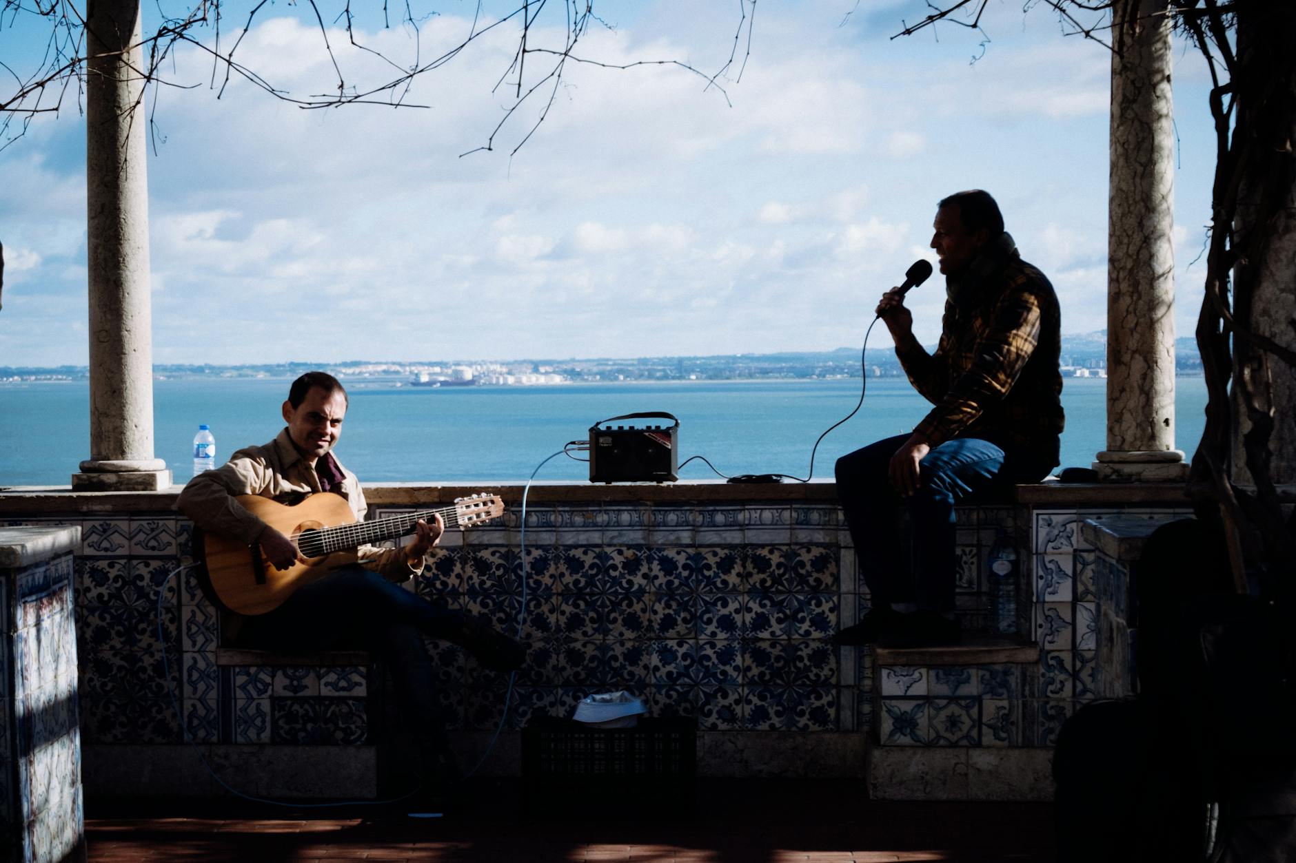 Traditional fado music performance in Lisbon fado house