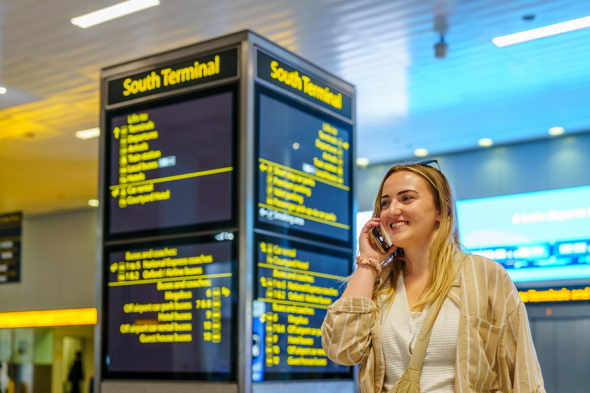 Lisbon Humberto Delgado Airport terminal arrivals area