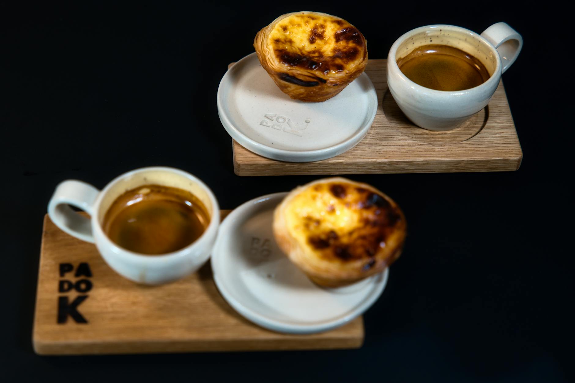 Portuguese café culture with coffee and pastries in a traditional Lisbon café