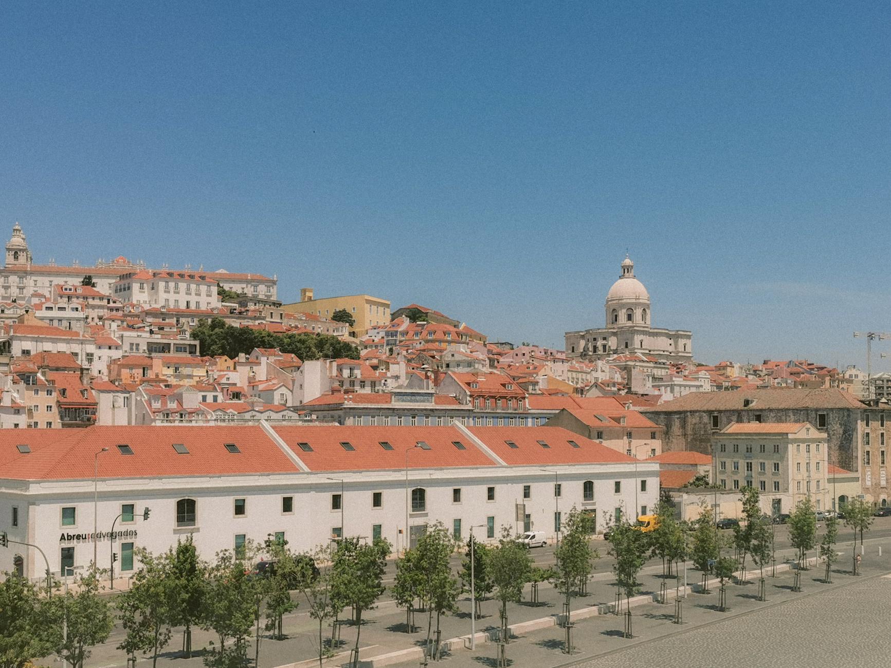 Alfama district Lisbon red rooftops medieval Moorish history