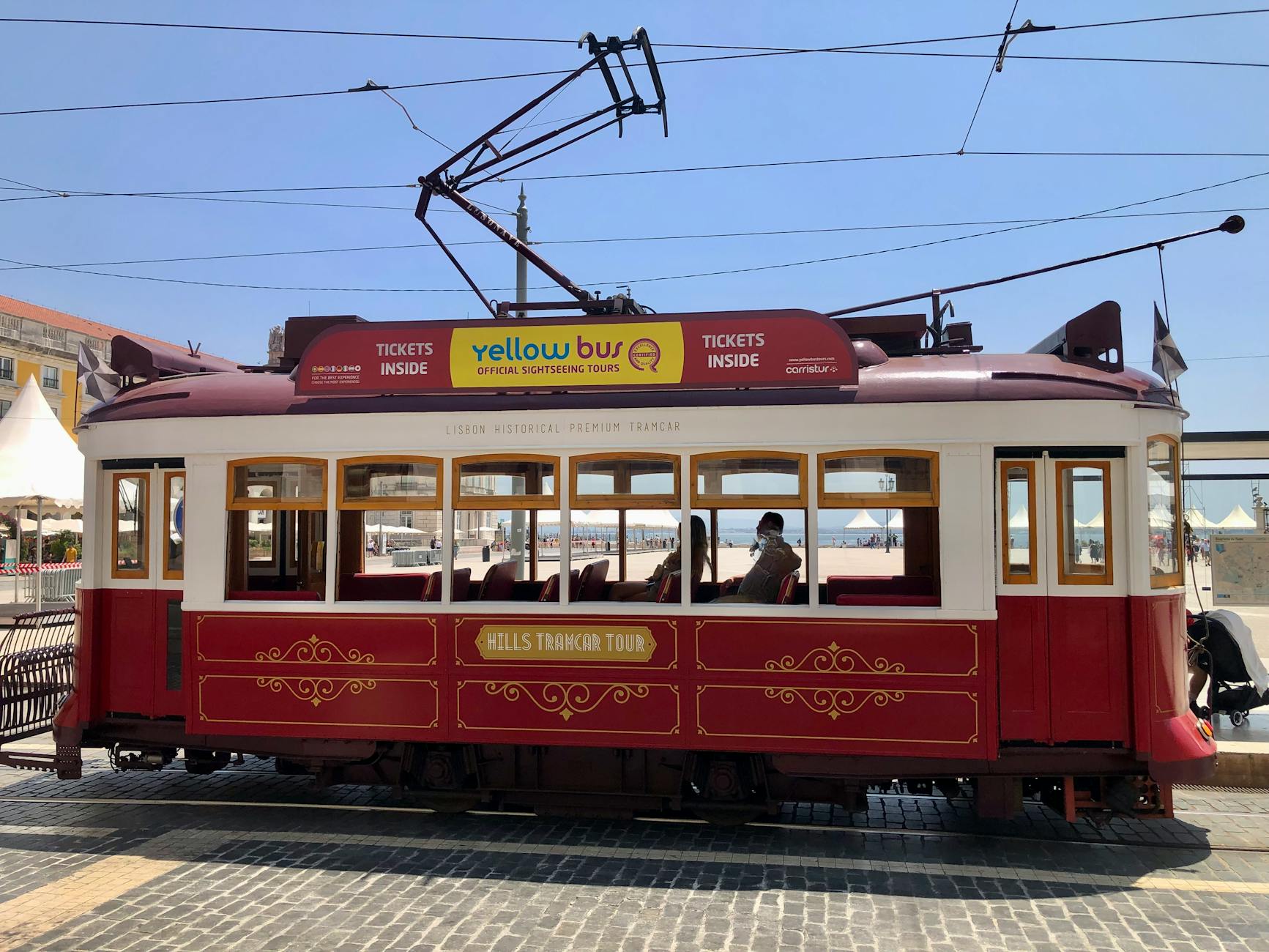Lisbon tram covered by the free transport on a Lisboa Card
